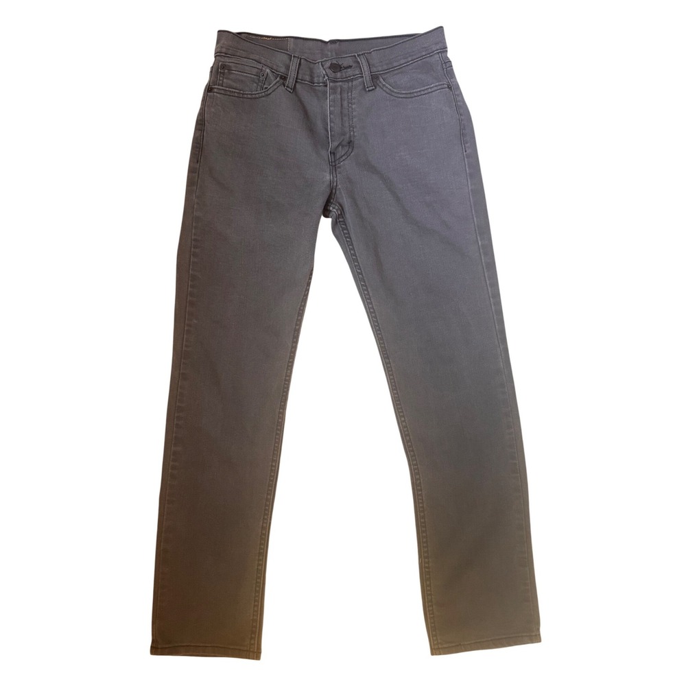 Levis 511 Slim‎ Fit Gray Jeans Womens 29x30 Charcoal Denim Pants 04511-2272